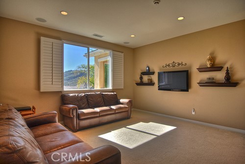 10 Prescott Aliso Viejo, CA 92656 - Photo 25 of 29 a living room with furniture and a flat screen tv