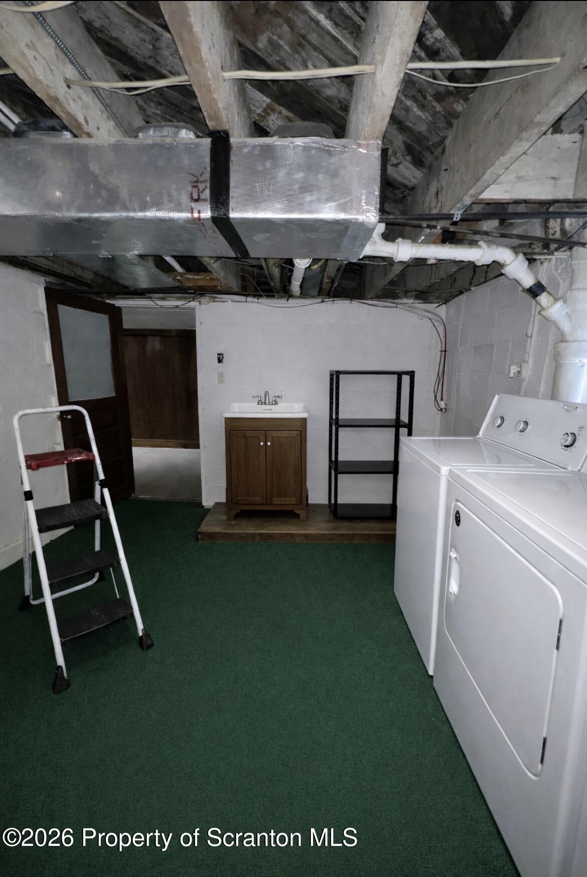 218 Lake Scranton Road Scranton, PA 18505 - Photo 11 of 19 a view of storage and utility room with stairs