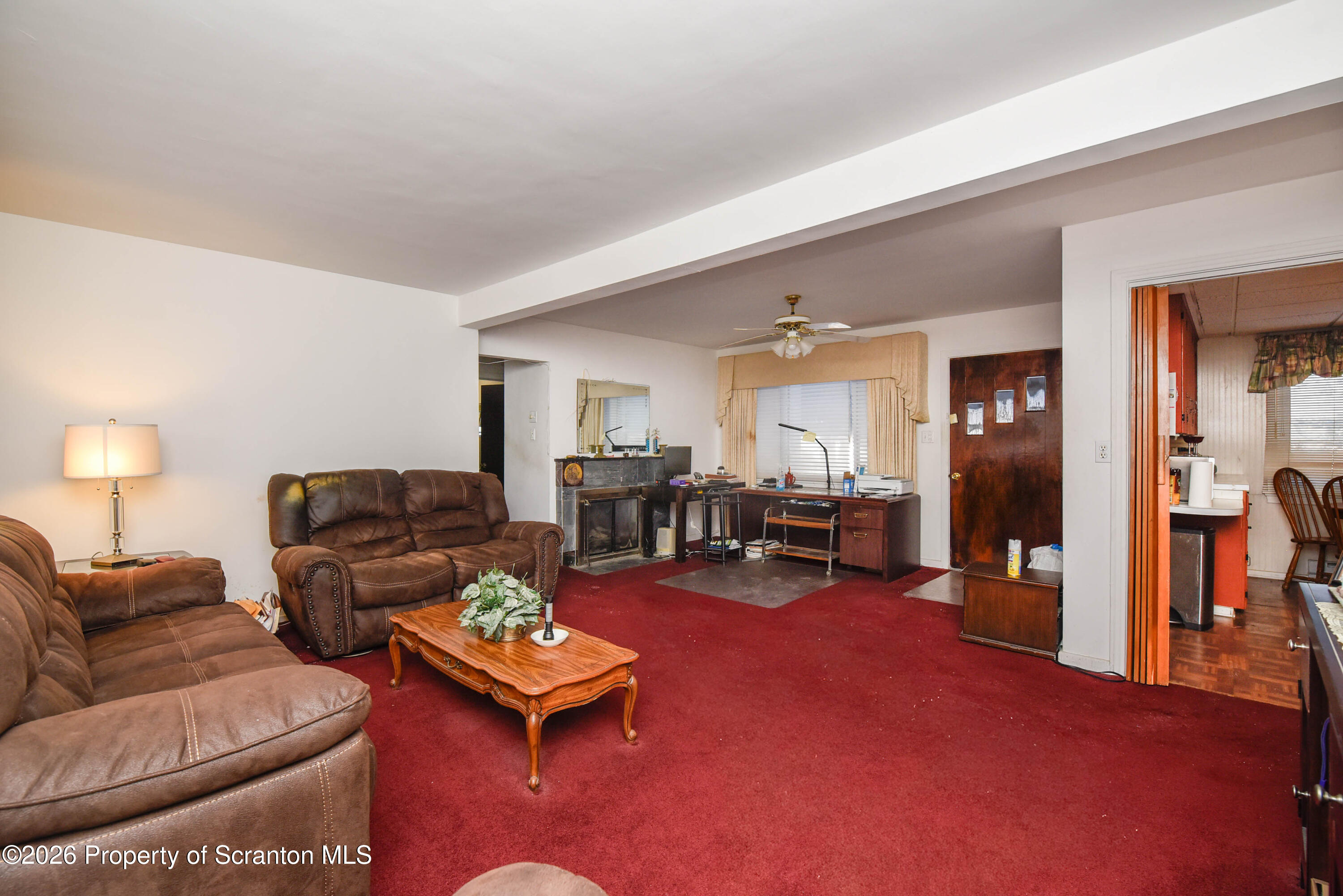 218 Lake Scranton Road Scranton, PA 18505 - Photo 5 of 45 a living room with furniture and a wooden floor