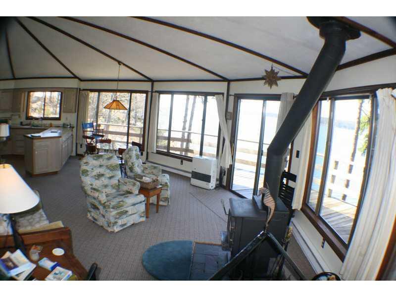 63 Kehail Point Road Westport Island, ME 04578 - Photo 9 of 22 Den/Family/Great Room. Contemporary...