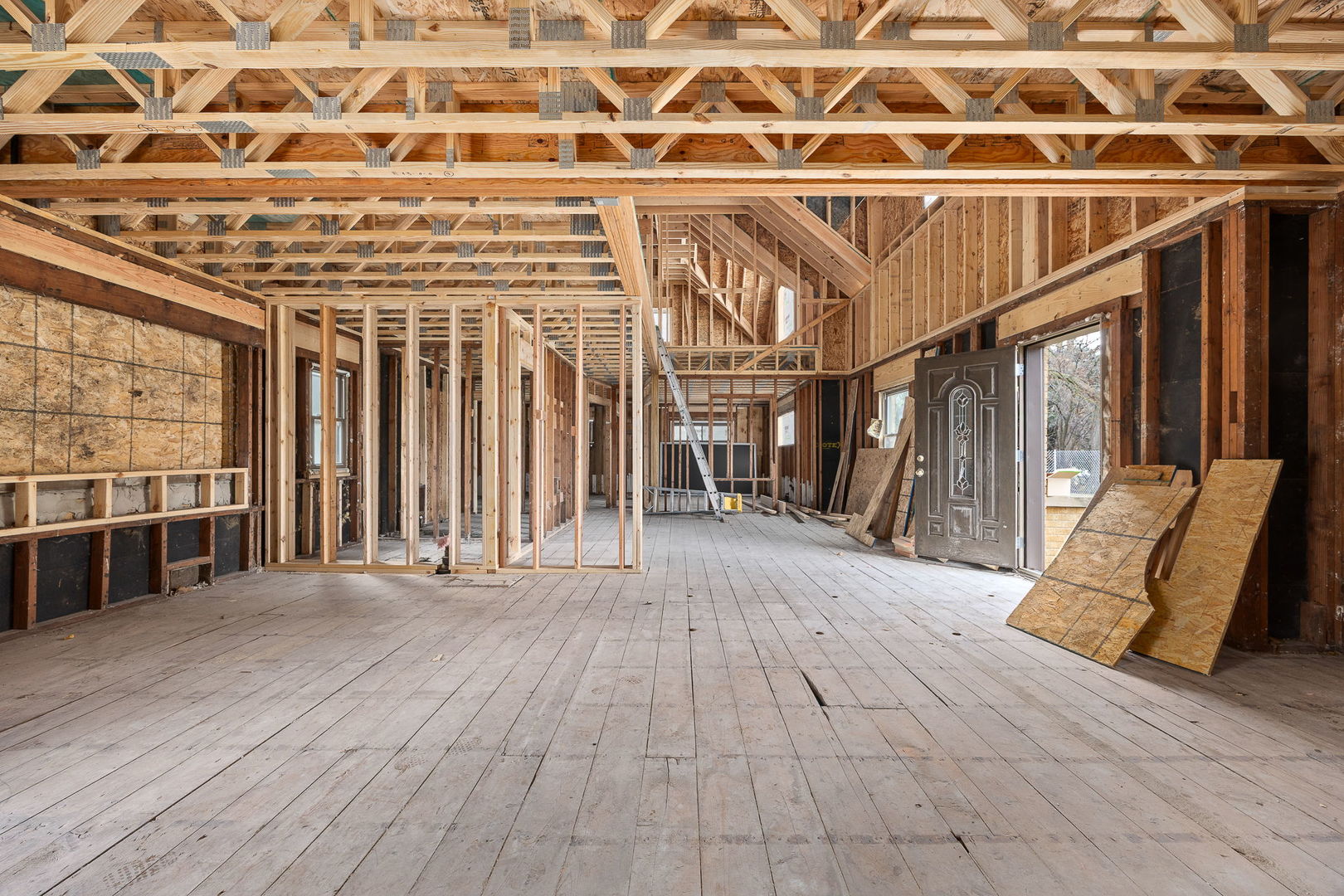 7680 Wolf Road Burr Ridge, IL 60527 - Photo 24 of 27 a view of a patio with wooden floor and fence