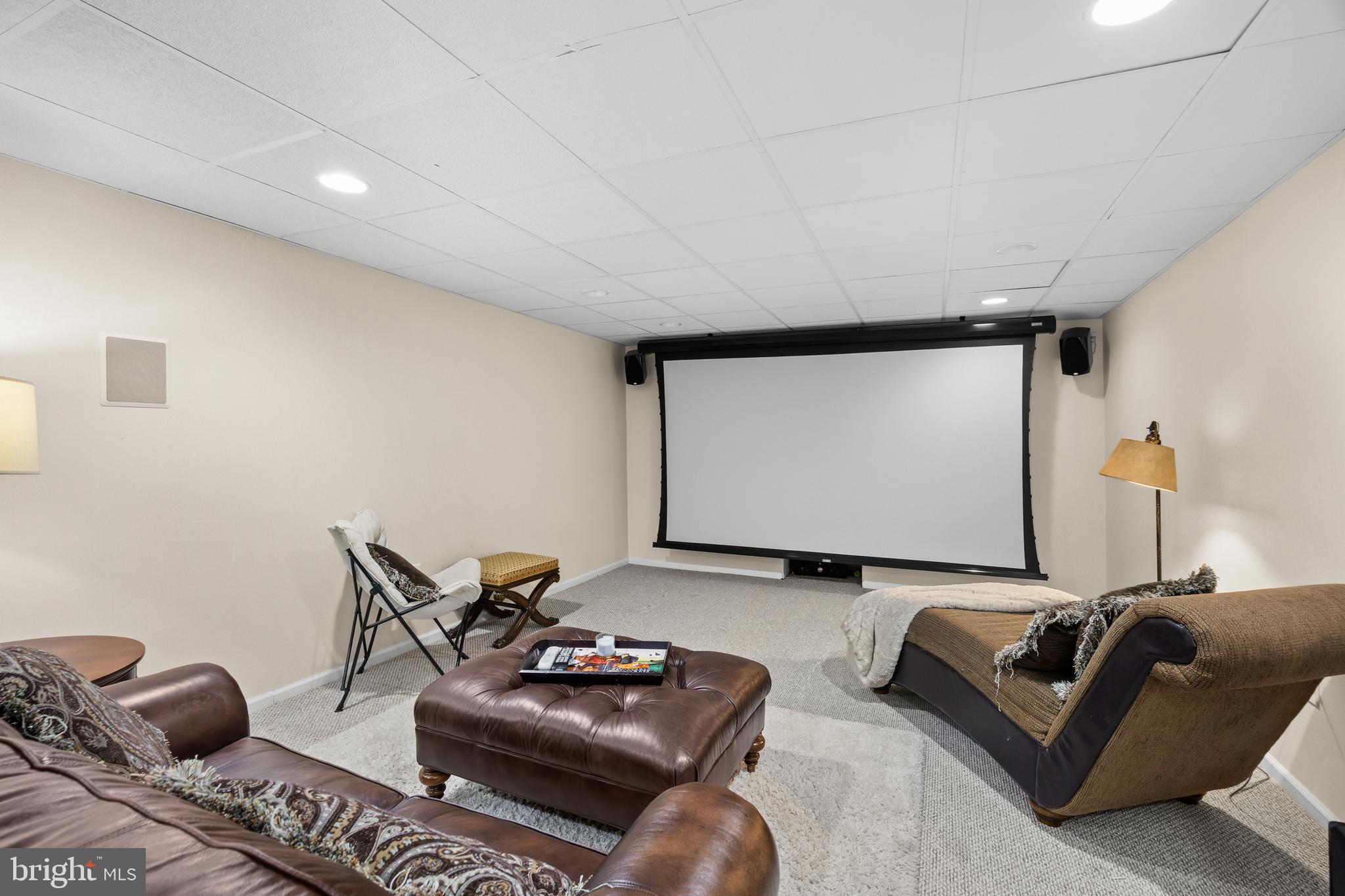 11 Tyler Place Hainesport, NJ 08036 - Photo 36 of 55 Basement Great Room for Movie Night