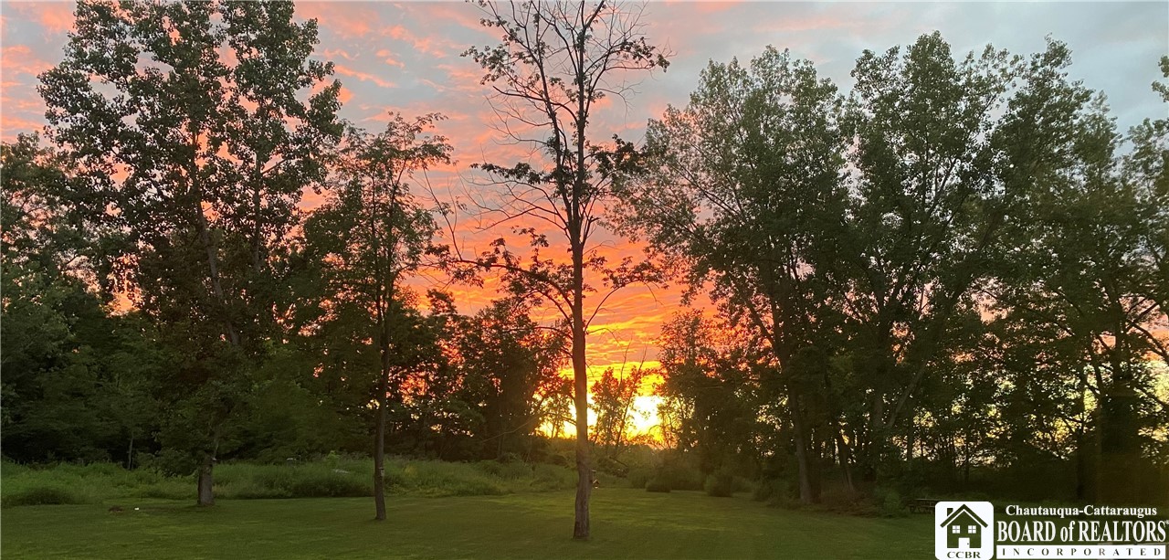 9709 Farel Road Pomfret, NY 14063 - Photo 49 of 49 BACK YARD SUNSET