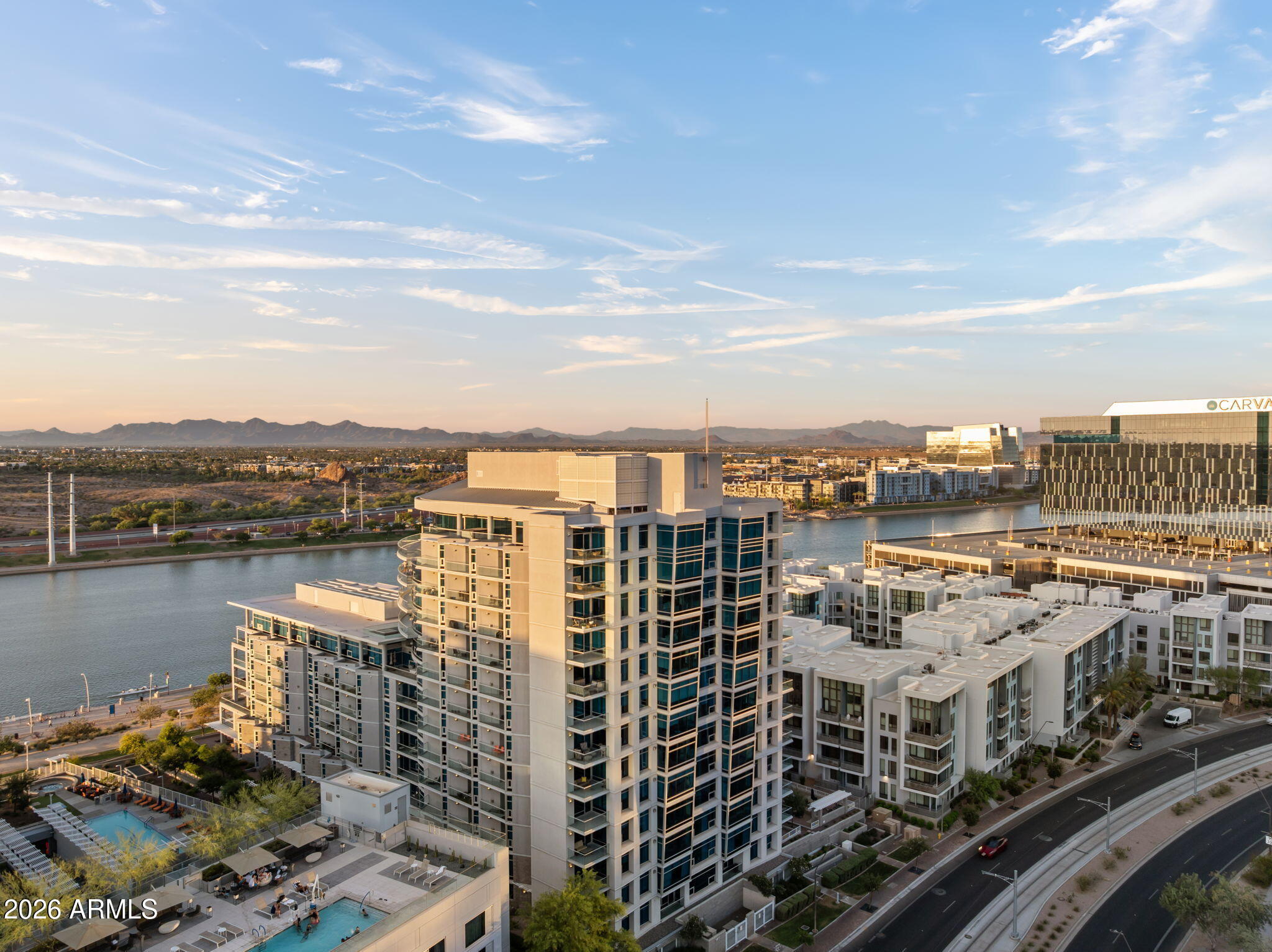 140 East Rio Salado Parkway, Unit 1101 Tempe, AZ 85281 - Photo 23 of 32 a city view with tall buildings