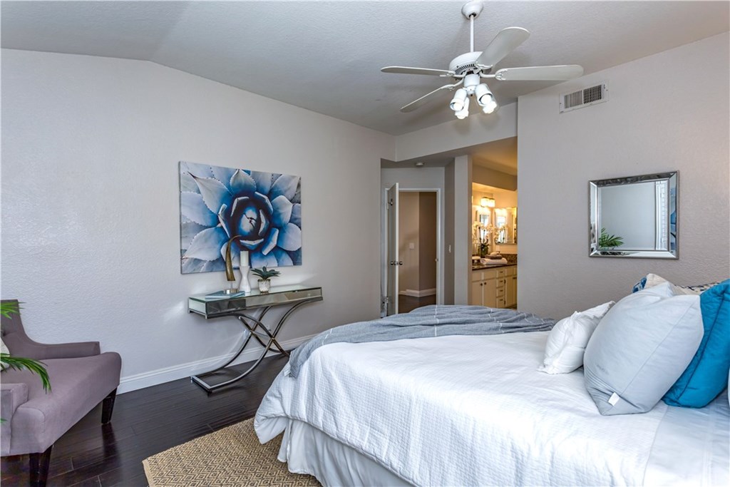 11 Silveroak Aliso Viejo, CA 92656 - Photo 18 of 41 a bedroom with a bed and painting on the wall