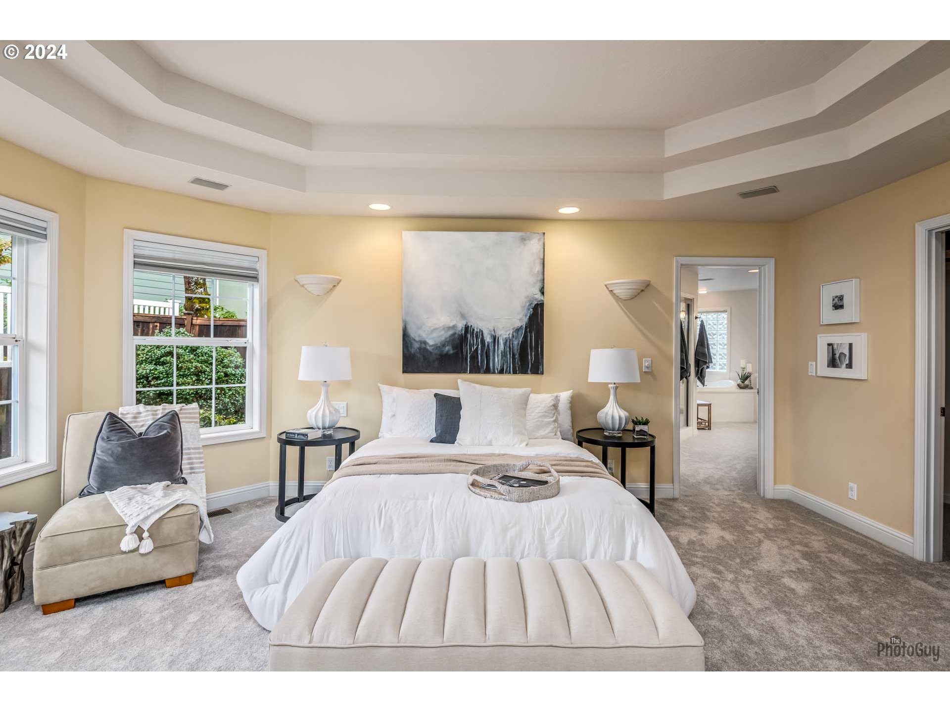 2054 Morning View Drive Eugene, OR 97405 - Photo 27 of 48 a bedroom with a bed and a couch