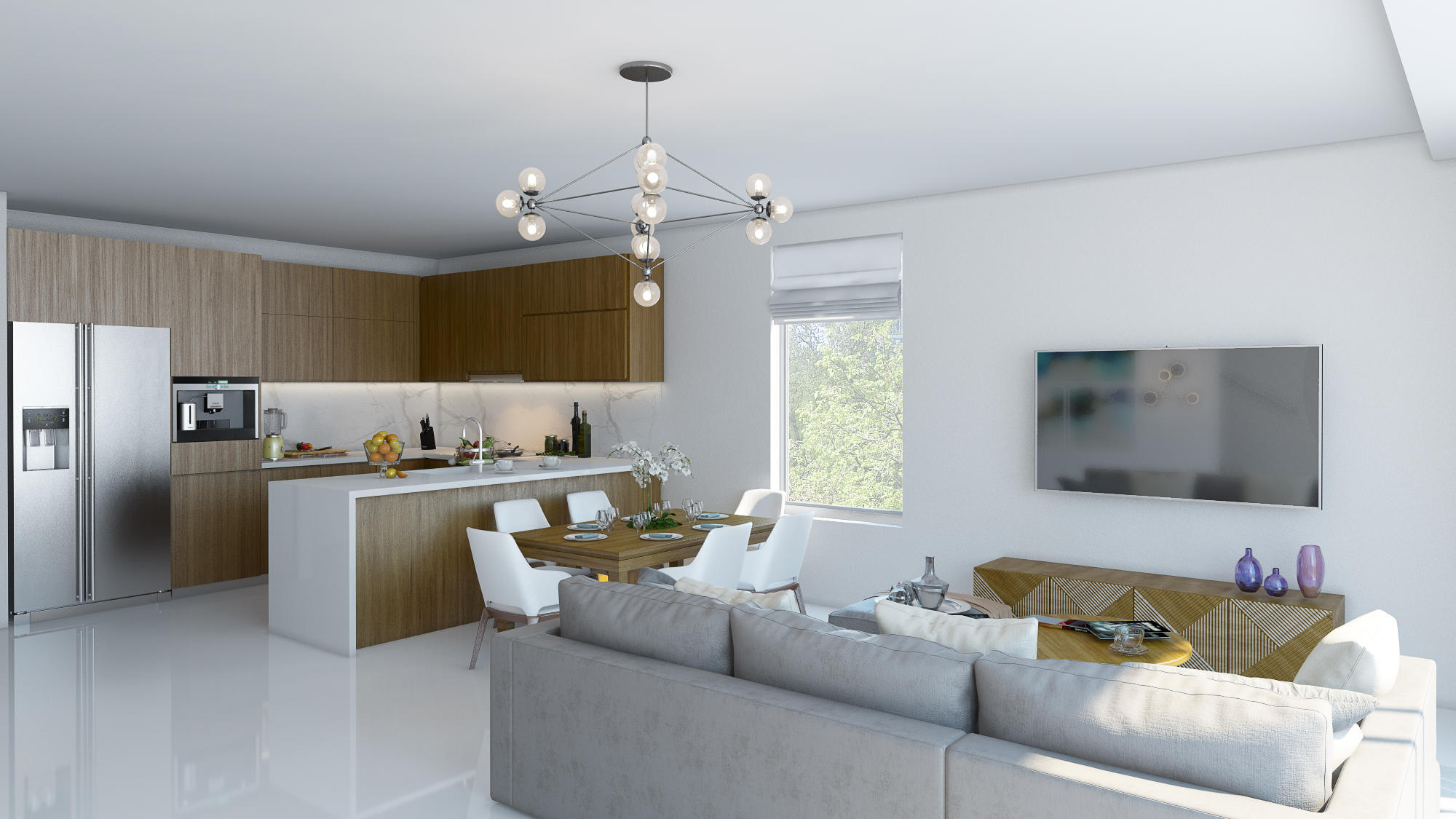 1350 Crystal Way, Unit 107 Delray Beach, FL 33444 - Photo 14 of 34 Interior Rendering 1