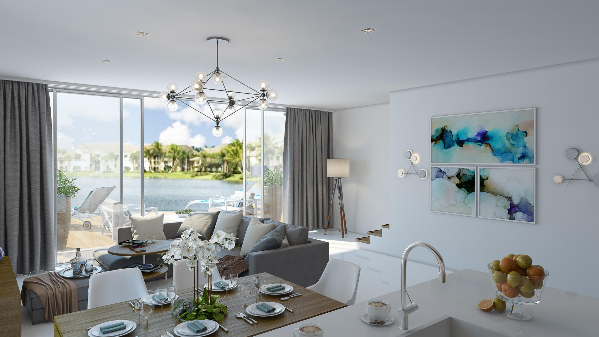 1350 Crystal Way, Unit 107 Delray Beach, FL 33444 - Photo 15 of 34 Interior Rendering 2