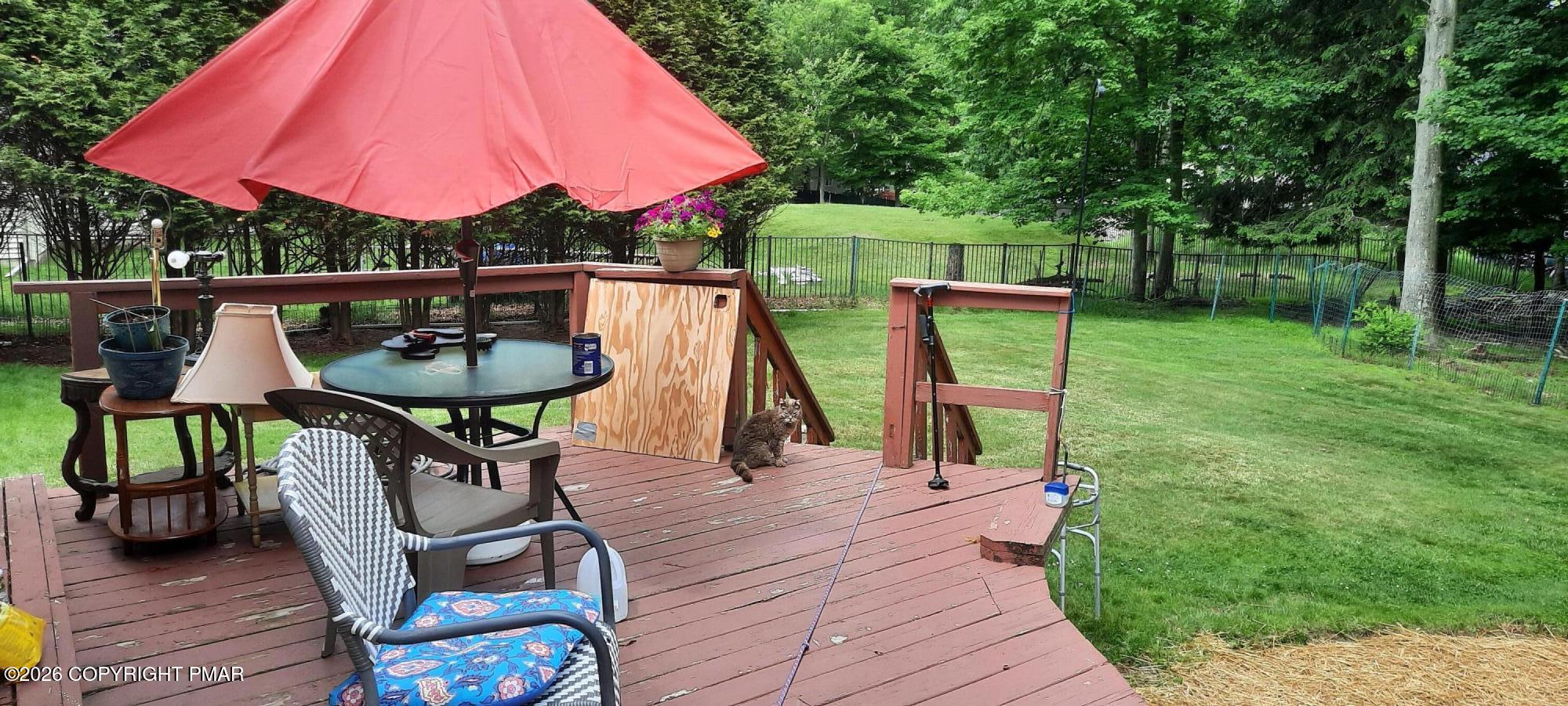 45 Foothill Road Albrightsville, PA 18210 - Photo 19 of 23 Back Deck