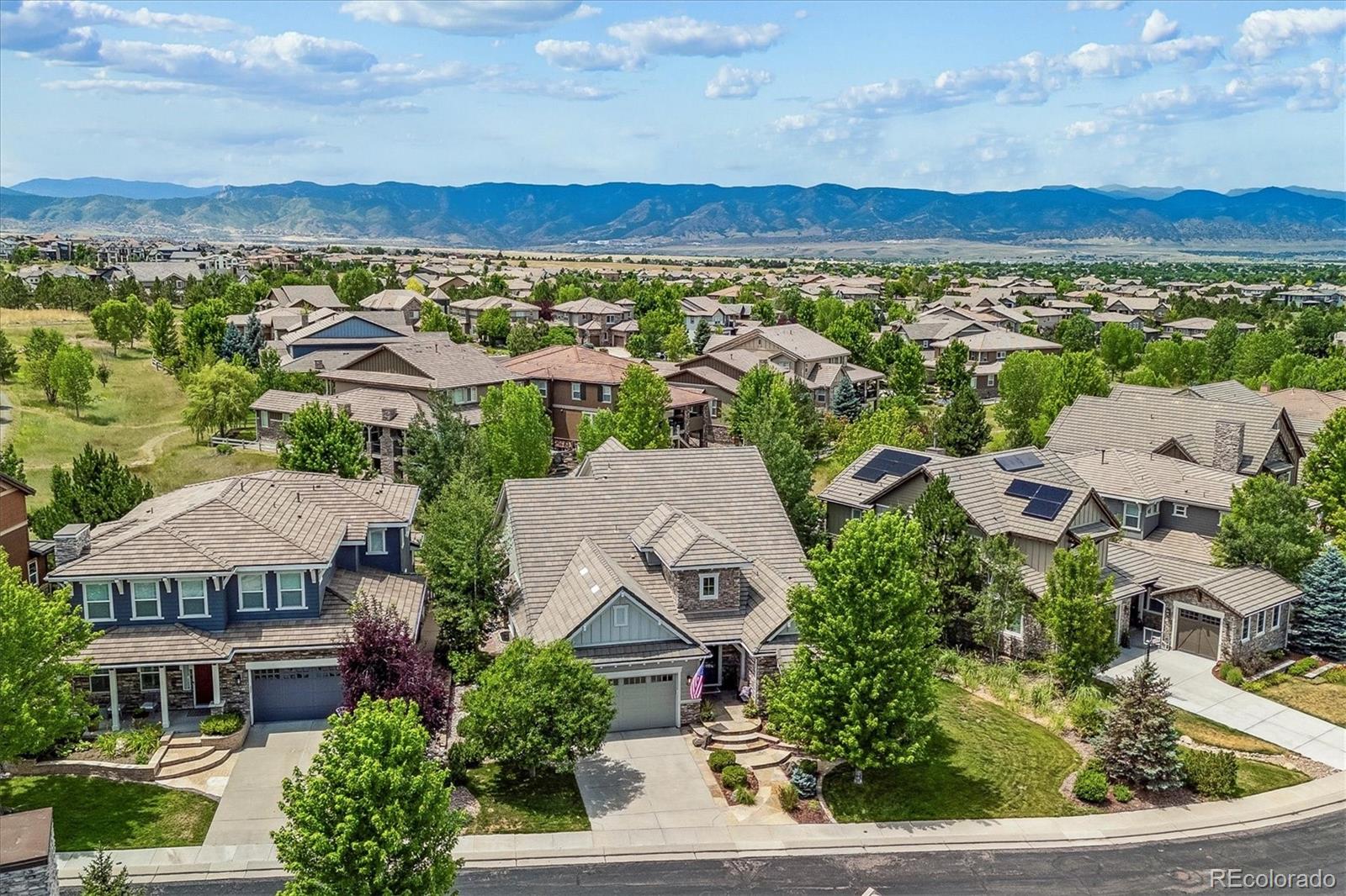 470 Maplehurst Drive Highlands Ranch, CO 80126 - Photo 43 of 46 an aerial view of multiple house