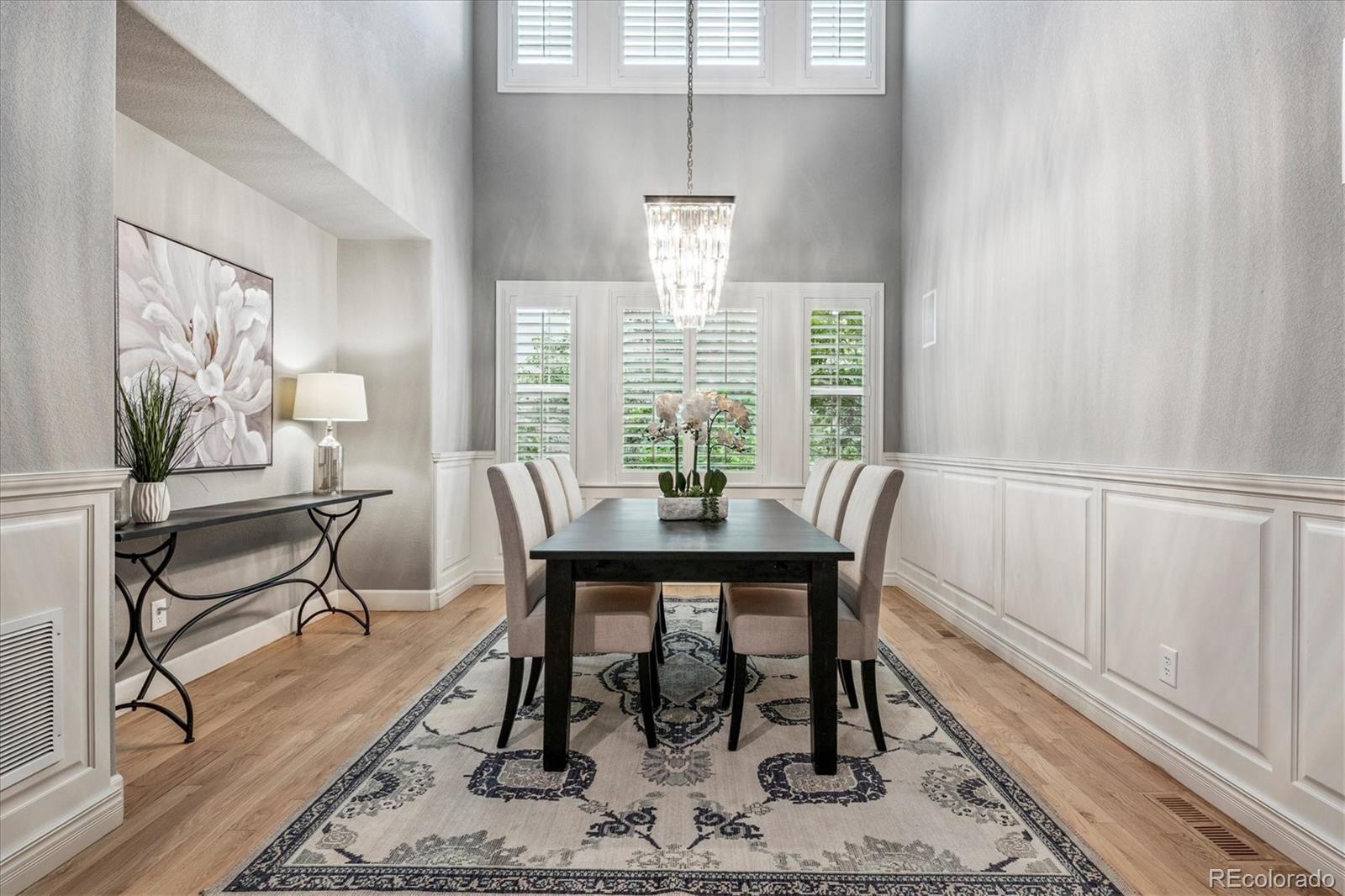 470 Maplehurst Drive Highlands Ranch, CO 80126 - Photo 6 of 46 a view of a dining room with furniture window and outside view