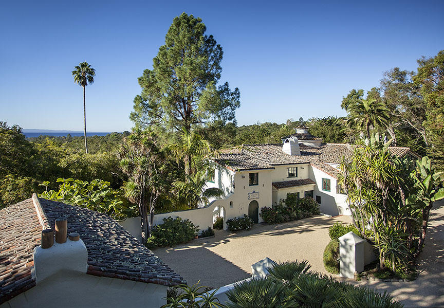 930 Lilac Drive Montecito, CA 93108 - Photo 1 of 25 a view of a patio with table and chairs and potted plants