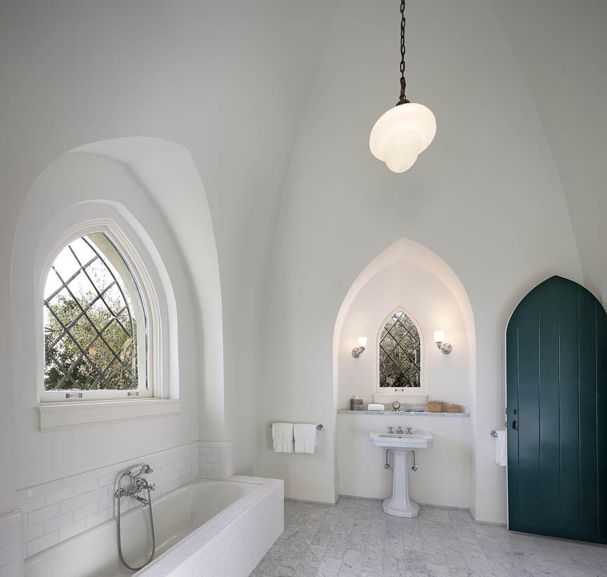 930 Lilac Drive Montecito, CA 93108 - Photo 11 of 25 a bathroom with a granite countertop sink a toilet and a window