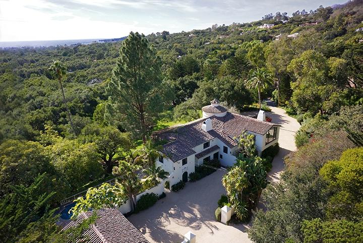 930 Lilac Drive Montecito, CA 93108 - Photo 21 of 25 an aerial view of a house with a yard