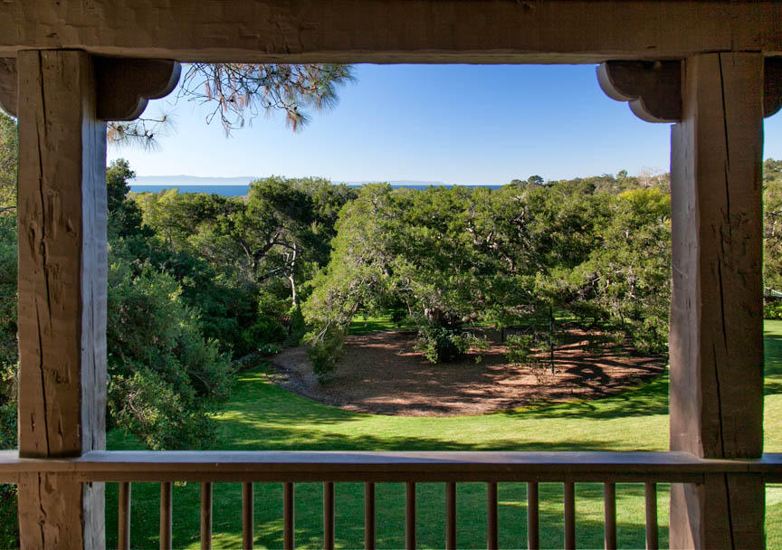 930 Lilac Drive Montecito, CA 93108 - Photo 8 of 25 a view of a yard with a tree in the background
