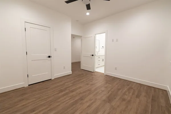wooden floor in an empty room