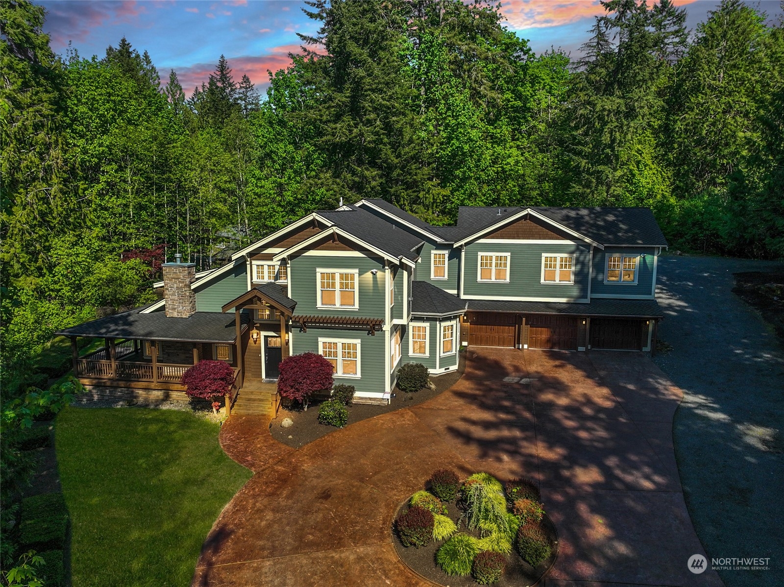 25635 Southeast Old Black Nugget Road Issaquah, WA 98029 - Photo 1 of 39 a front view of a house with a yard and garage