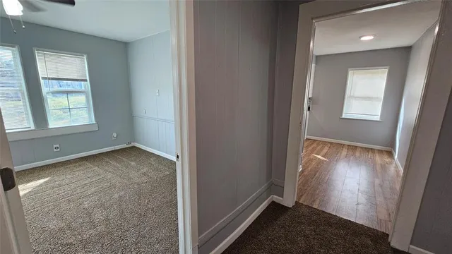 a view of a livingroom with a window