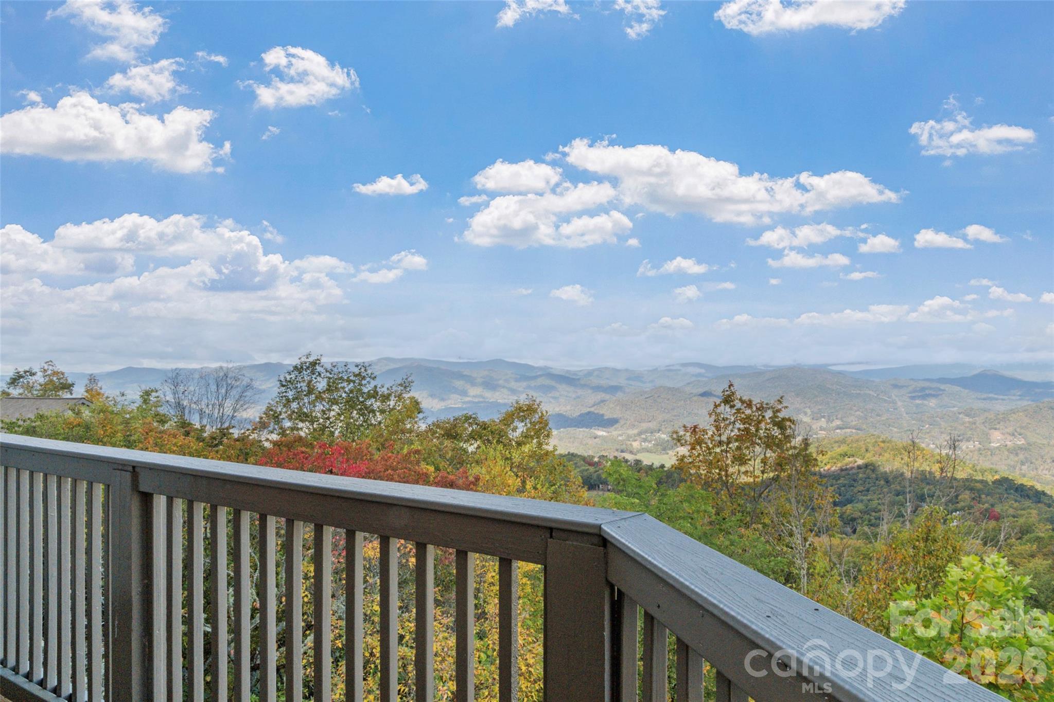 80 Slickrock Road, Unit A4 Burnsville, NC 28714 - Photo 9 of 30 a view of a city from a balcony