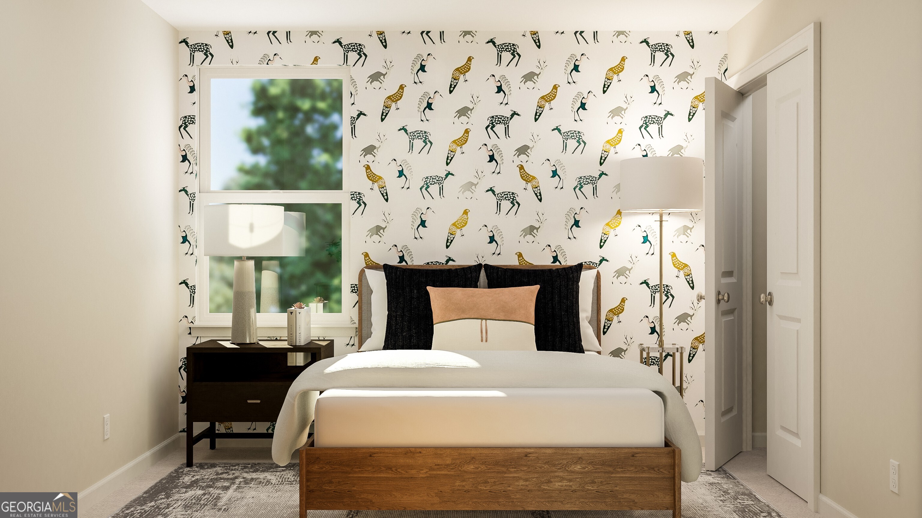 126 Rolling Mdw Way Warner Robins, GA 31088 - Photo 5 of 24 a bedroom with a bed and a window