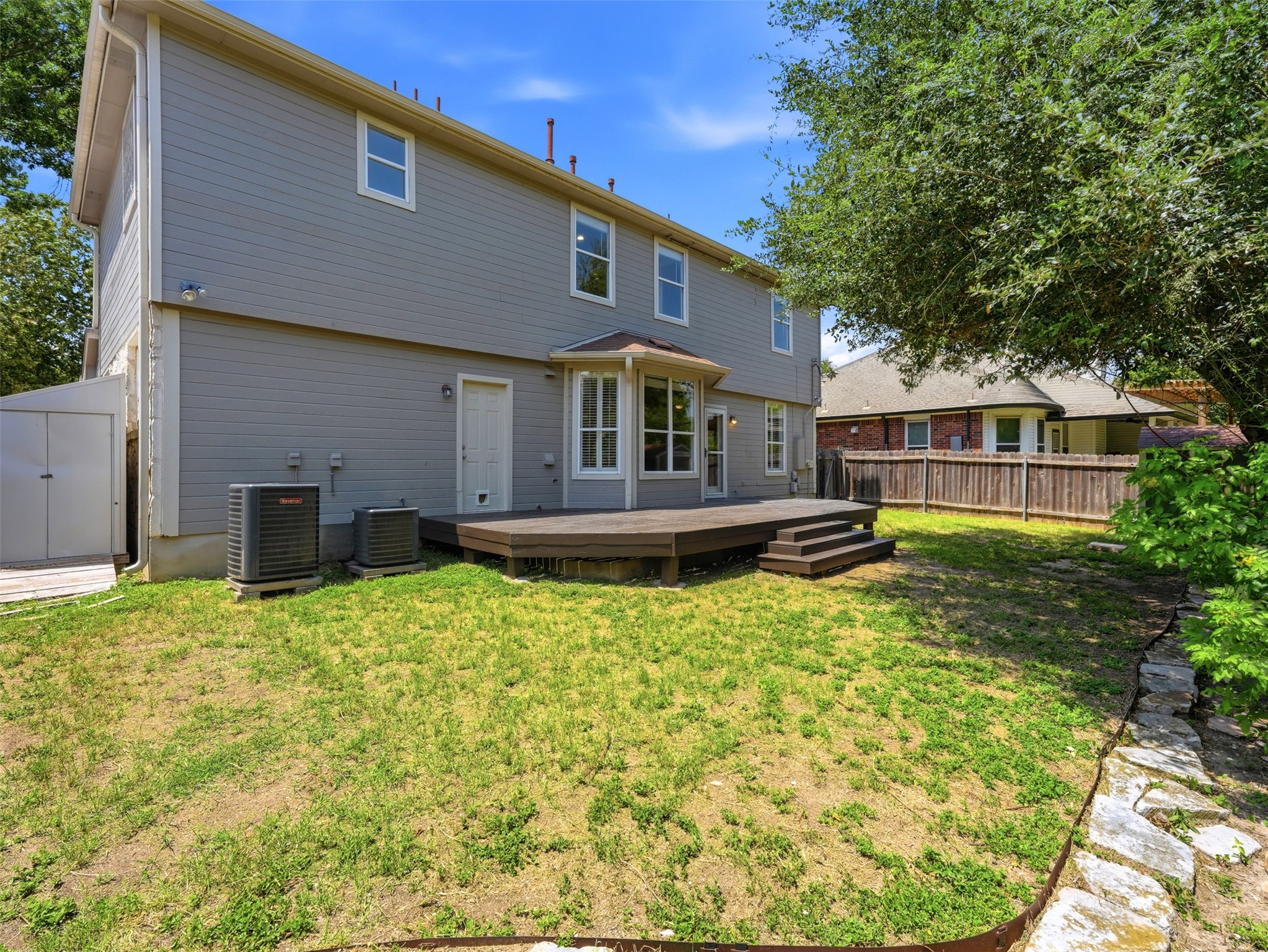 15207 Natural Spring Way Austin, TX 78728 - Photo 33 of 40 The back deck comes with a gas connection so you can hook up your grill and never worry about running out during your big cookout again.