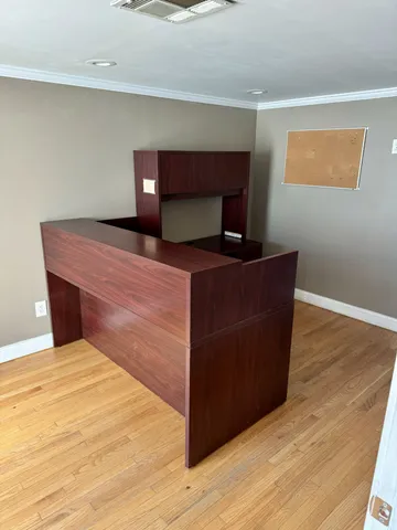 a view of wooden floor