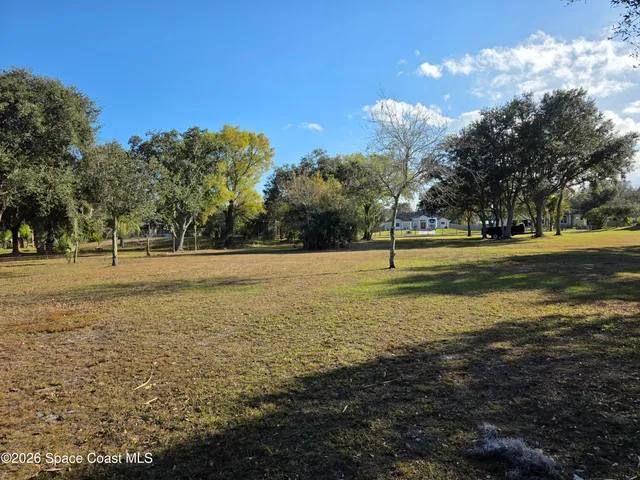 a view of road with trees