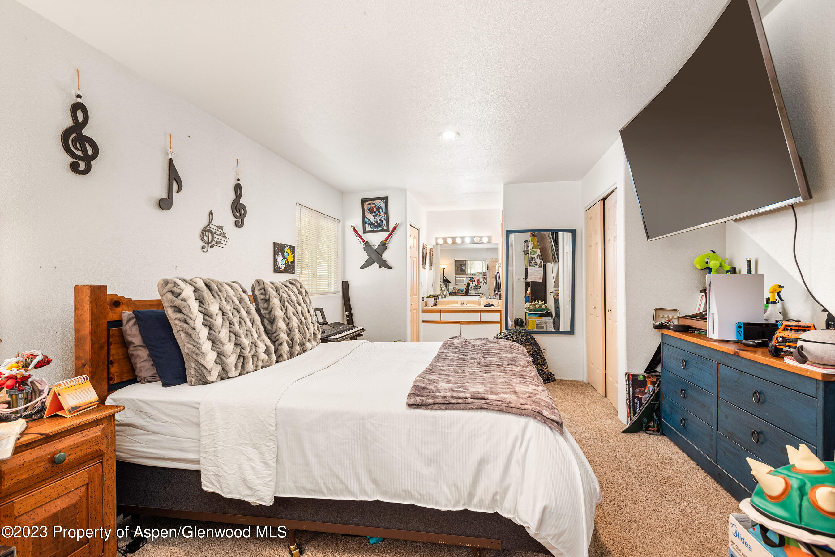 141-143 Swinging Bridge Lane Basalt, CO 81621 - Photo 13 of 35 a bed room with a bed and a couch