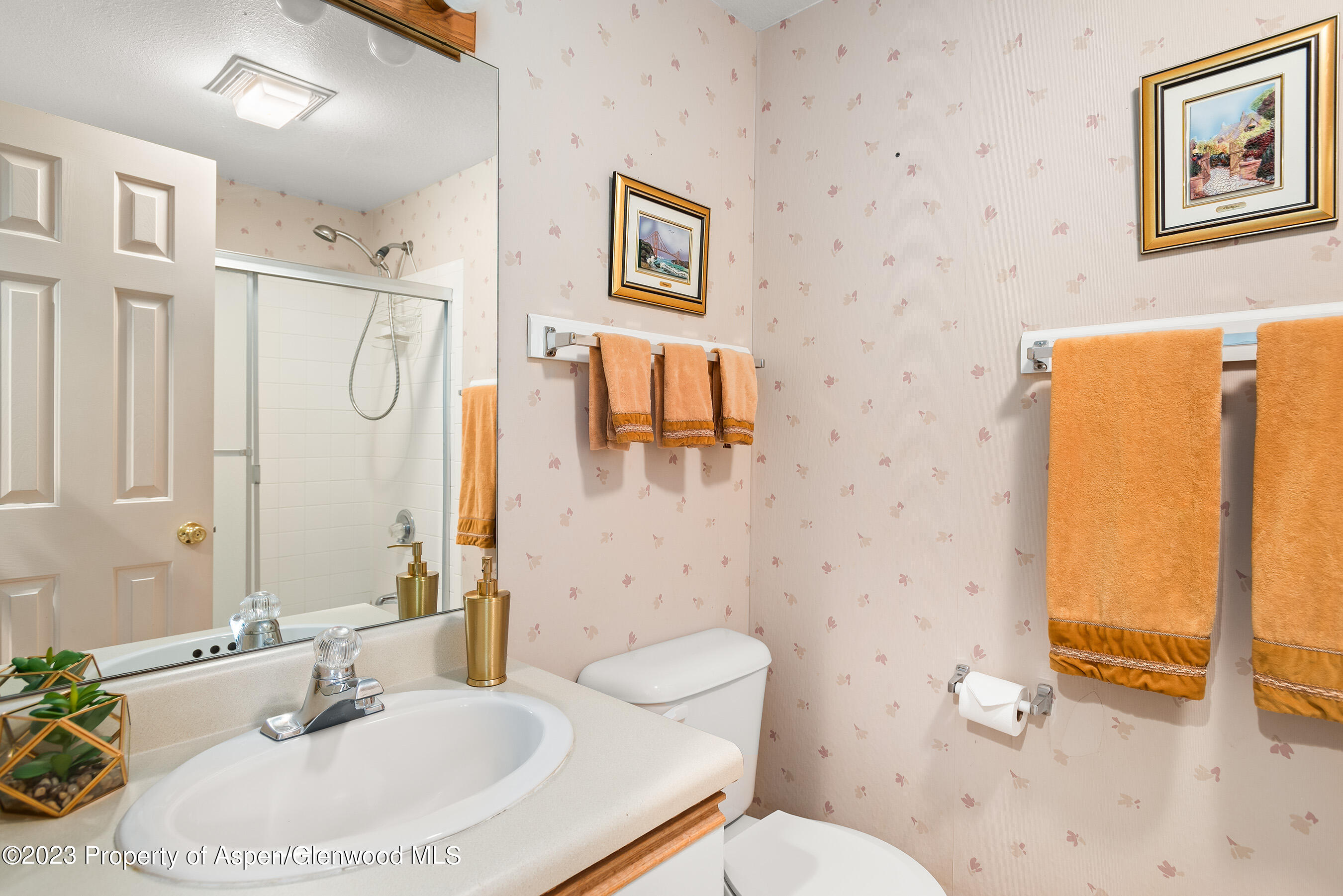 141-143 Swinging Bridge Lane Basalt, CO 81621 - Photo 32 of 35 a bathroom with a sink toilet and shower