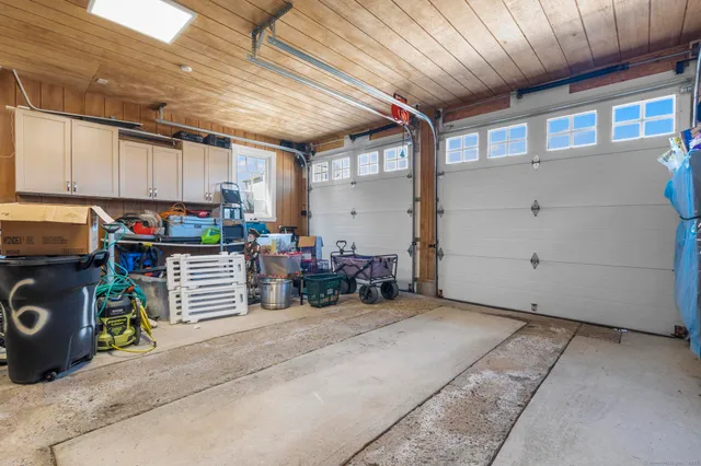 a front view of a building with entertaining space