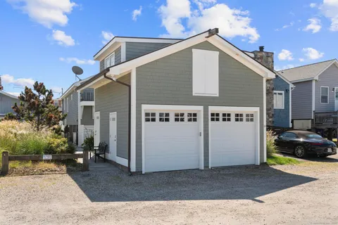 a view of a house with a patio