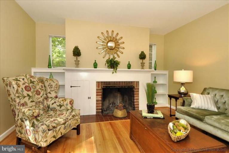 415 Pershing Drive Silver Spring, MD 20910 - Photo 7 of 20 Living Room w/ Fireplace