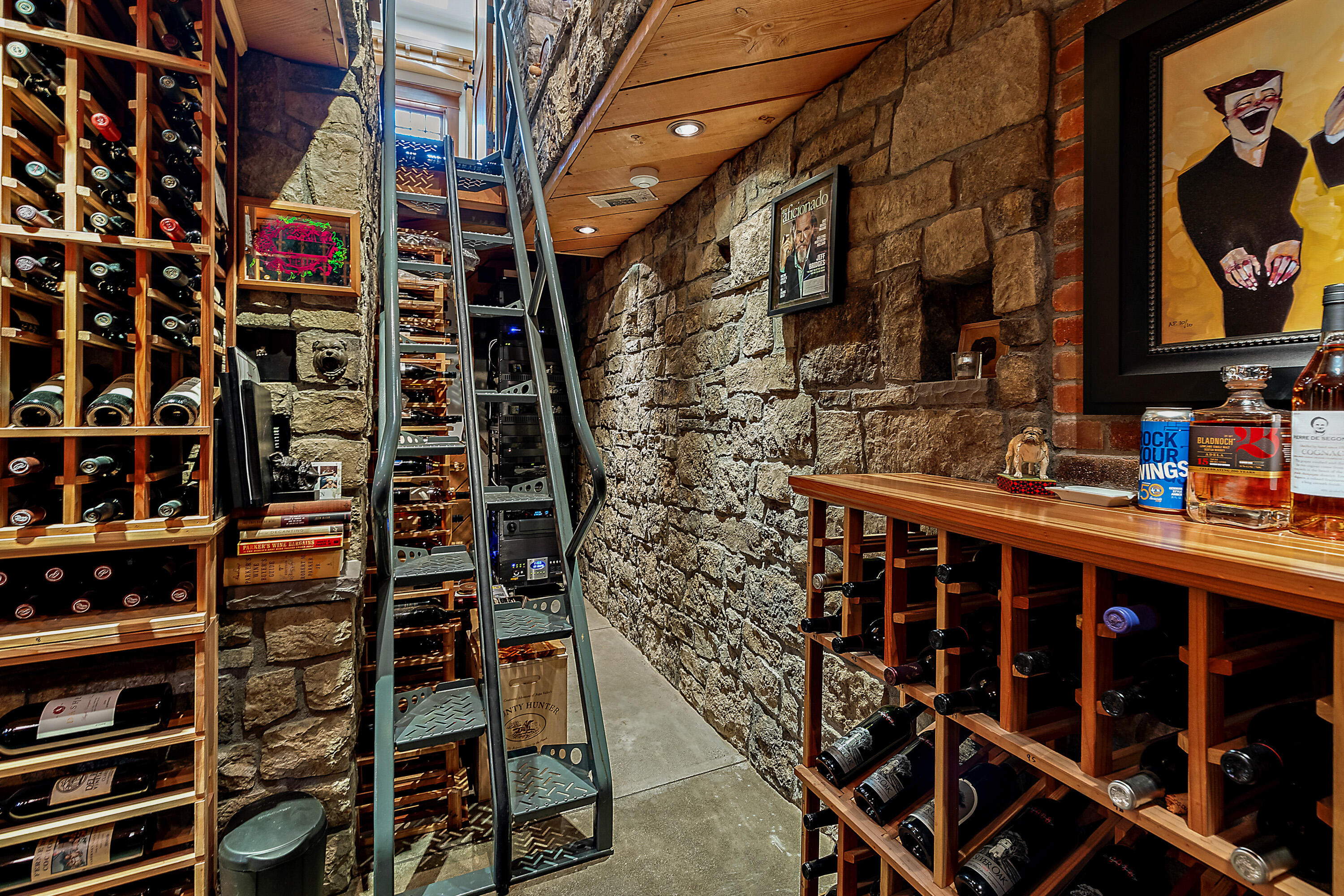4167 Independence School Road Medford, OR 97501 - Photo 22 of 95 Wine Cellar view 1