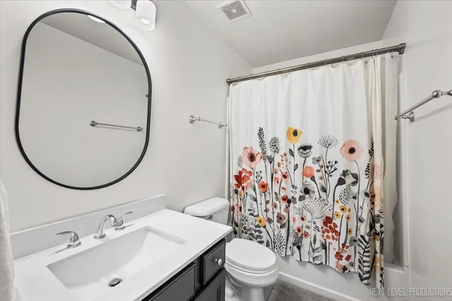 a backyard of a house with seating space