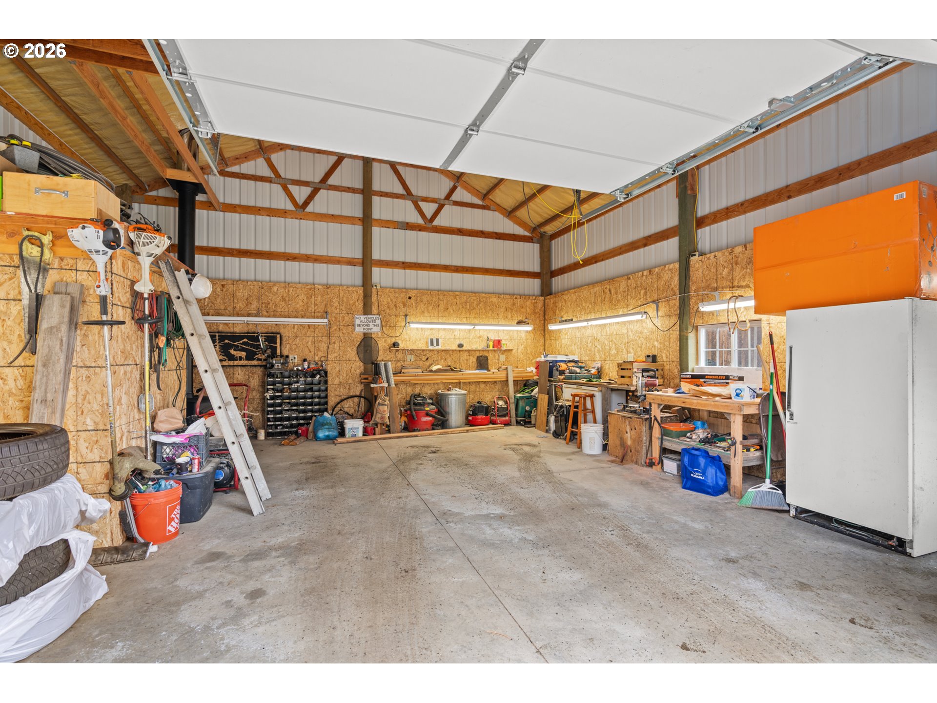 51982 Sunflower Flat Road Heppner, OR 97836 - Photo 33 of 44 a view of a garage with storage