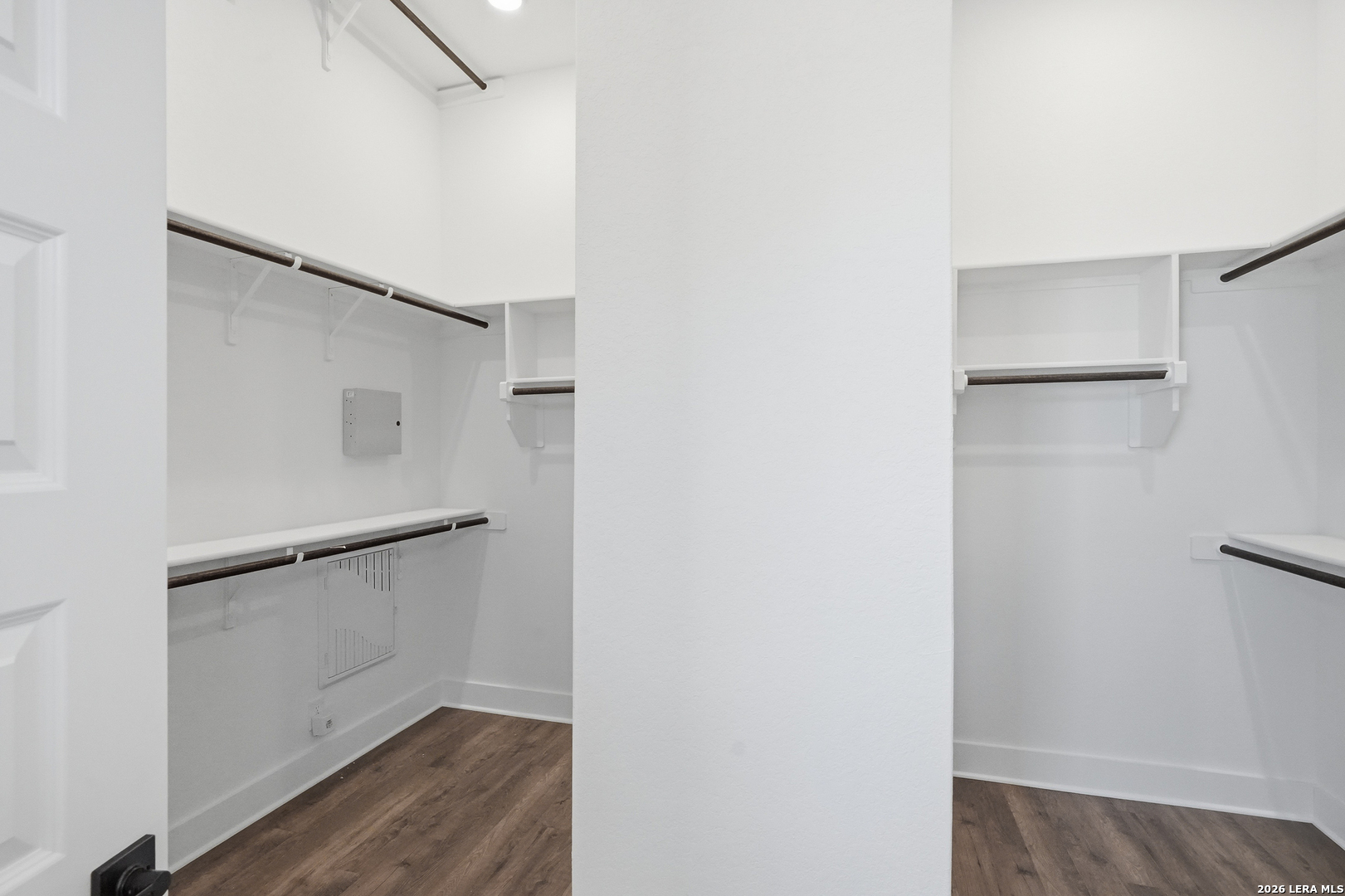 513 Corwin Springs Cibolo, TX 78108 - Photo 36 of 40 a view of walk in closet with empty racks