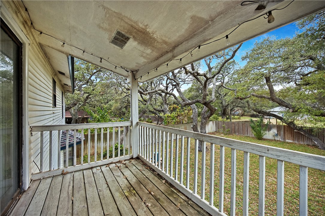 3087 Lenore Avenue Ingleside, TX 78362 - Photo 26 of 29 a view of balcony with wooden floor