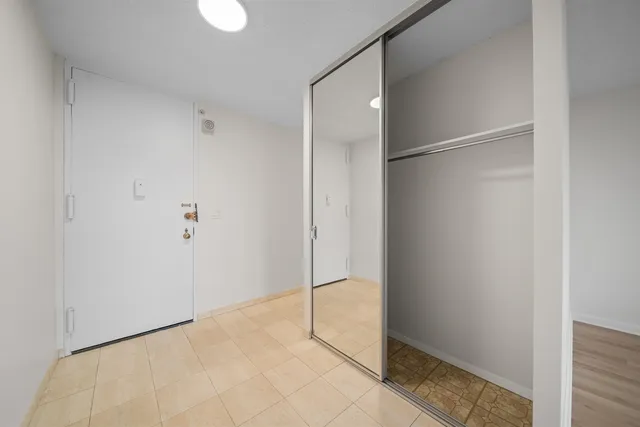 a view of an empty room