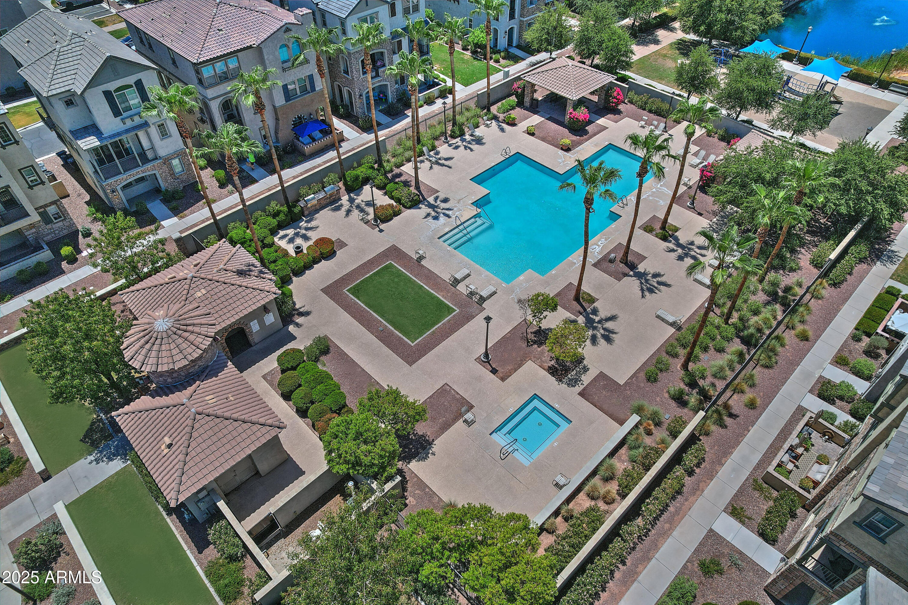 2785 South Alpine Drive Gilbert, AZ 85295 - Photo 29 of 31 an aerial view of house with a yard