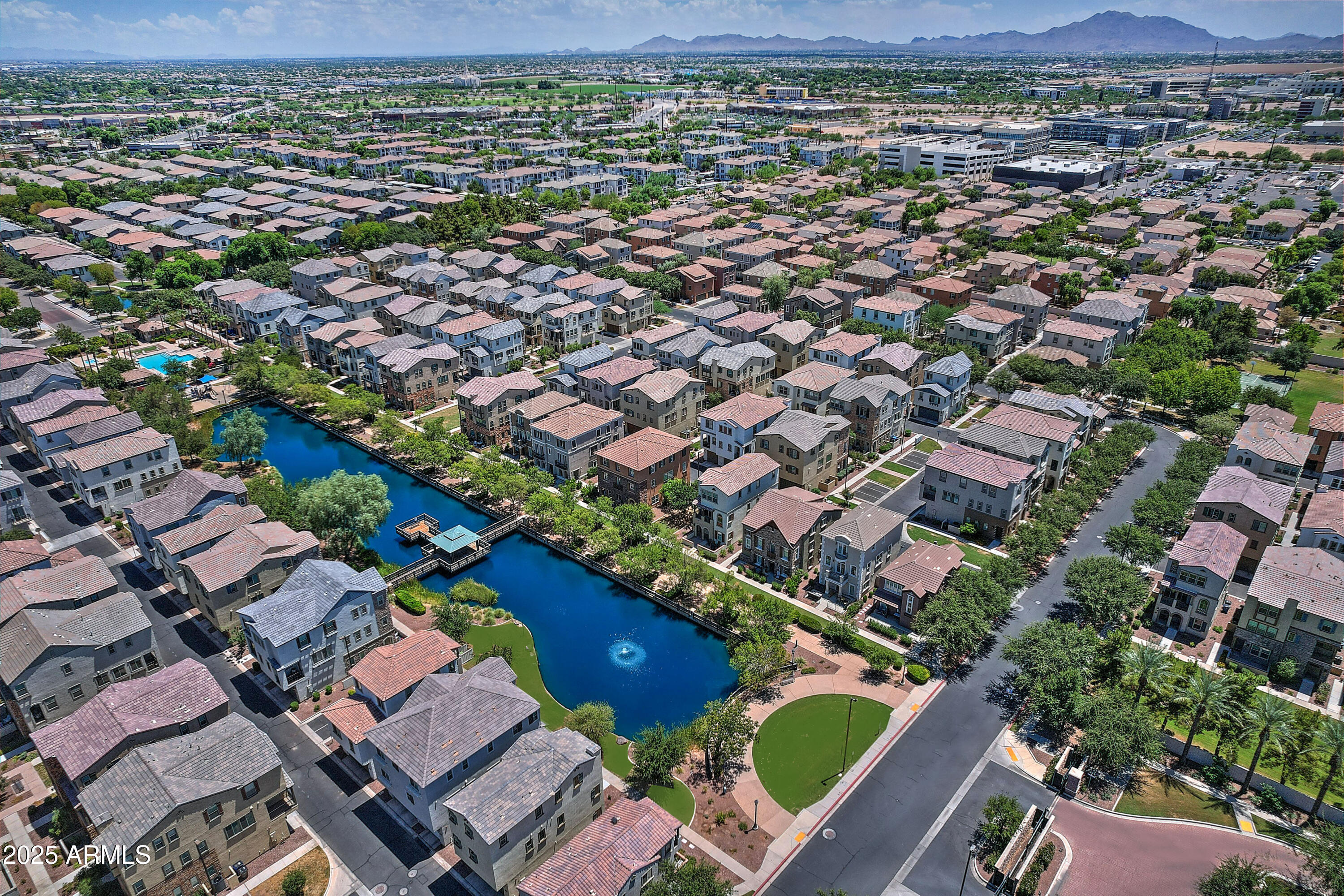 2785 South Alpine Drive Gilbert, AZ 85295 - Photo 31 of 31 an aerial view of residential houses with outdoor space