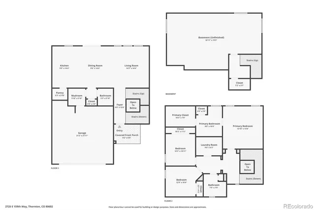 $565,000 | 2725 East 159th Way, Thornton, CO 80602