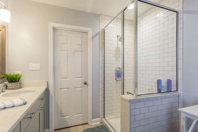 110 Blue Ridge Court Durham, NC 27703 - Photo 12 of 20 Updated Master Bathroom