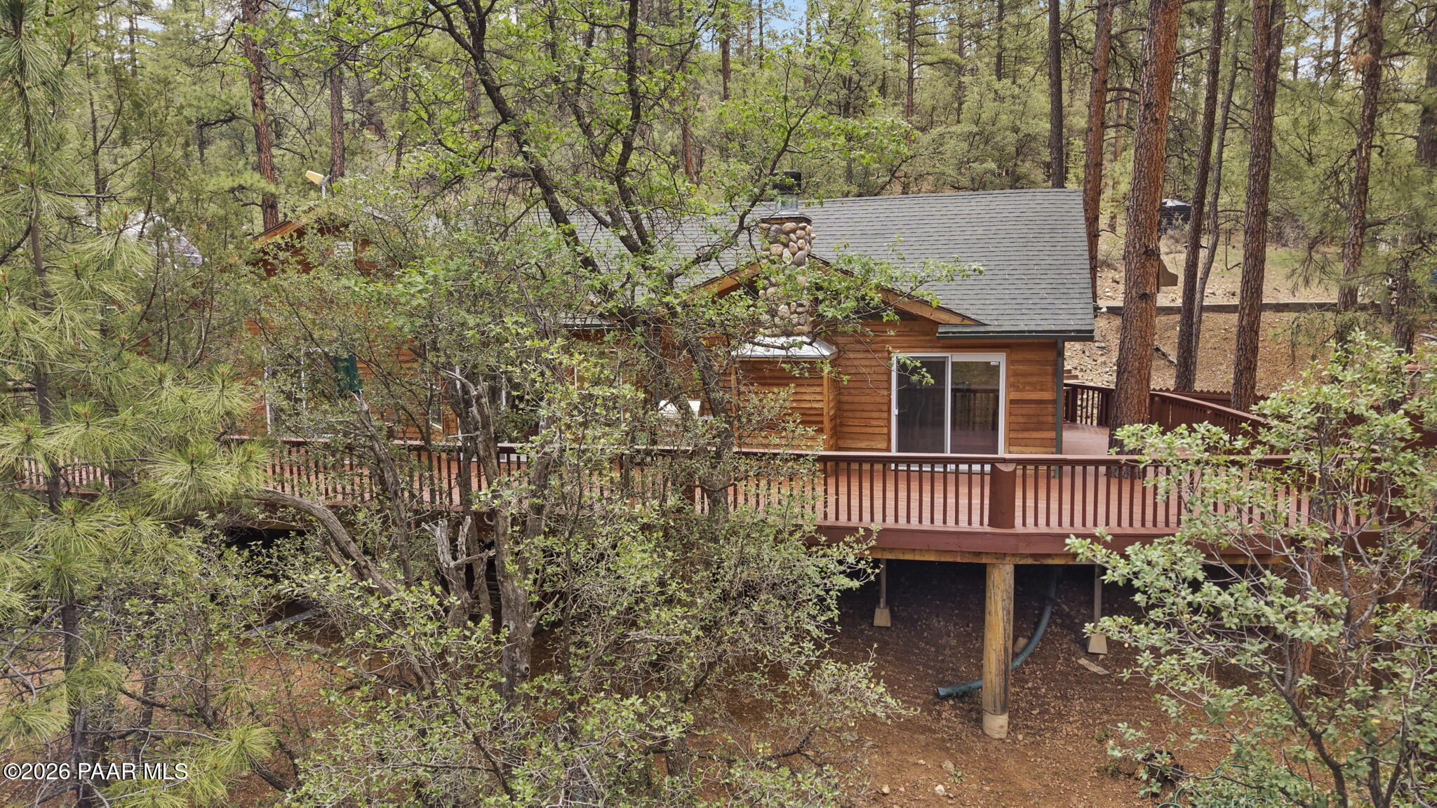6151 Bannie Mine Road Prescott, AZ 86303 - Photo 30 of 42 37-Aerial Back 2