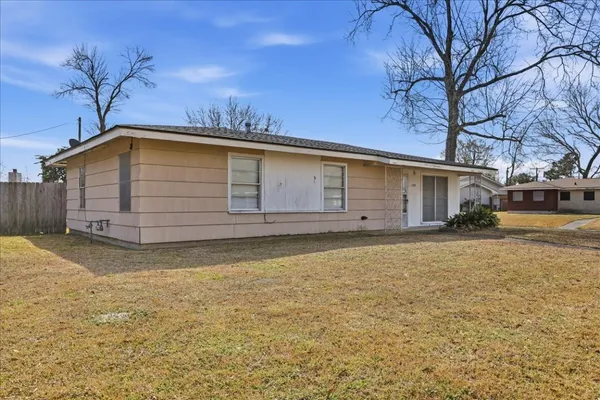 a house with a yard