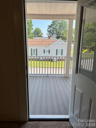 a view of balcony with outdoor space