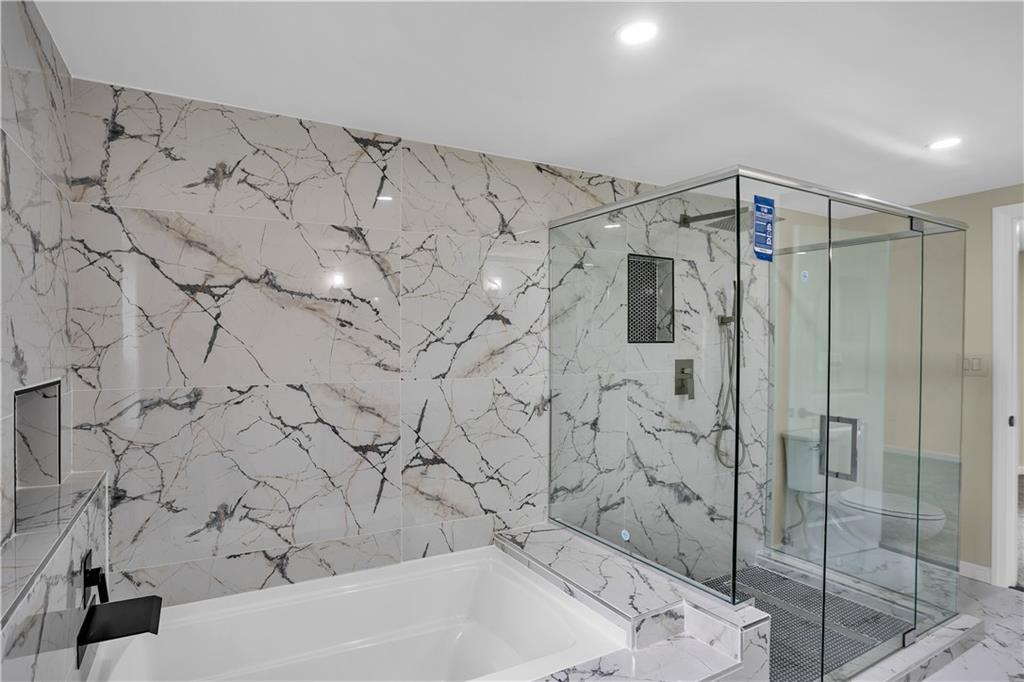 46 Terrace Road Millsboro, PA 15348 - Photo 25 of 32 a bathroom with a bathtub and shower