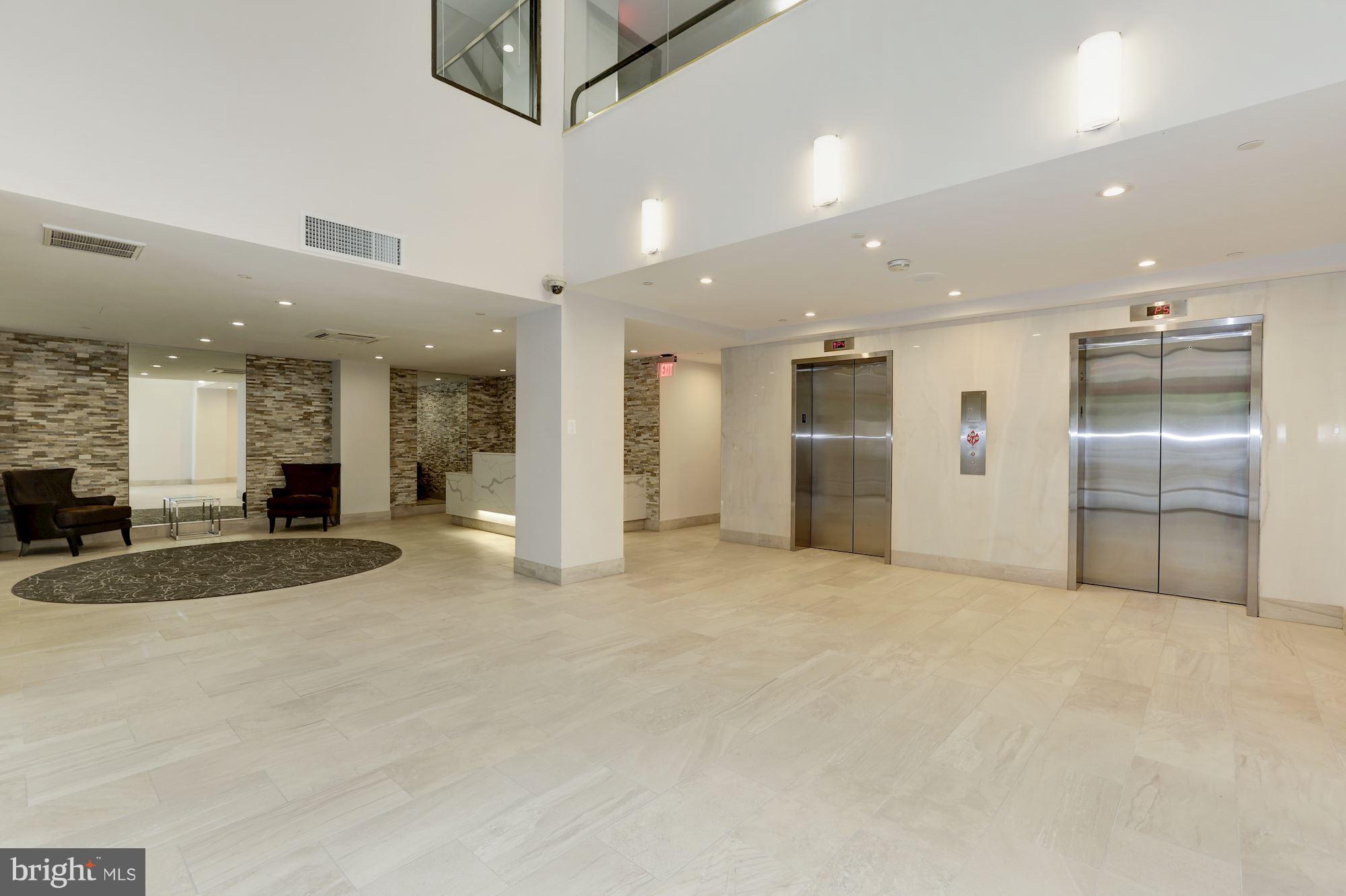 1301 North Courthouse Road, Unit 616 Arlington, VA 22201 - Photo 16 of 30 Newly renovated lobby