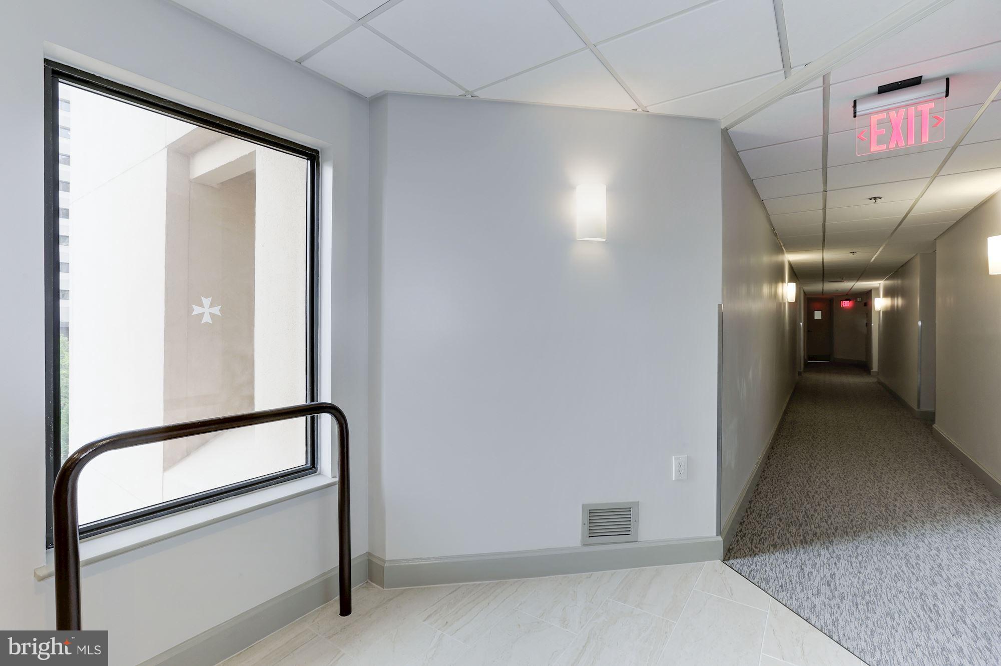 1301 North Courthouse Road, Unit 616 Arlington, VA 22201 - Photo 20 of 30 Hallway renovations underway