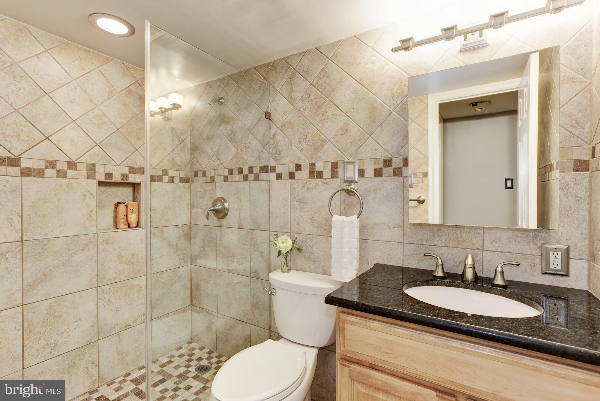 1301 North Courthouse Road, Unit 616 Arlington, VA 22201 - Photo 9 of 30 Remolded bath w/ 2 person shower