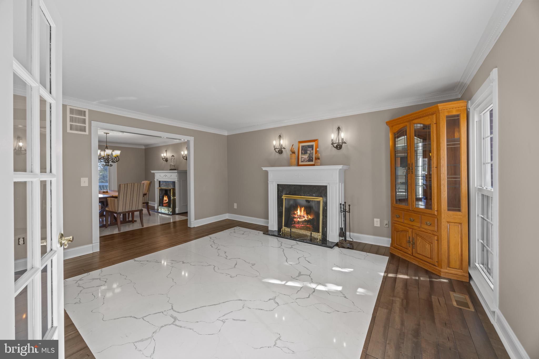 415 Edgewater Road Pasadena, MD 21122 - Photo 5 of 36 Formal Living room with fireplace